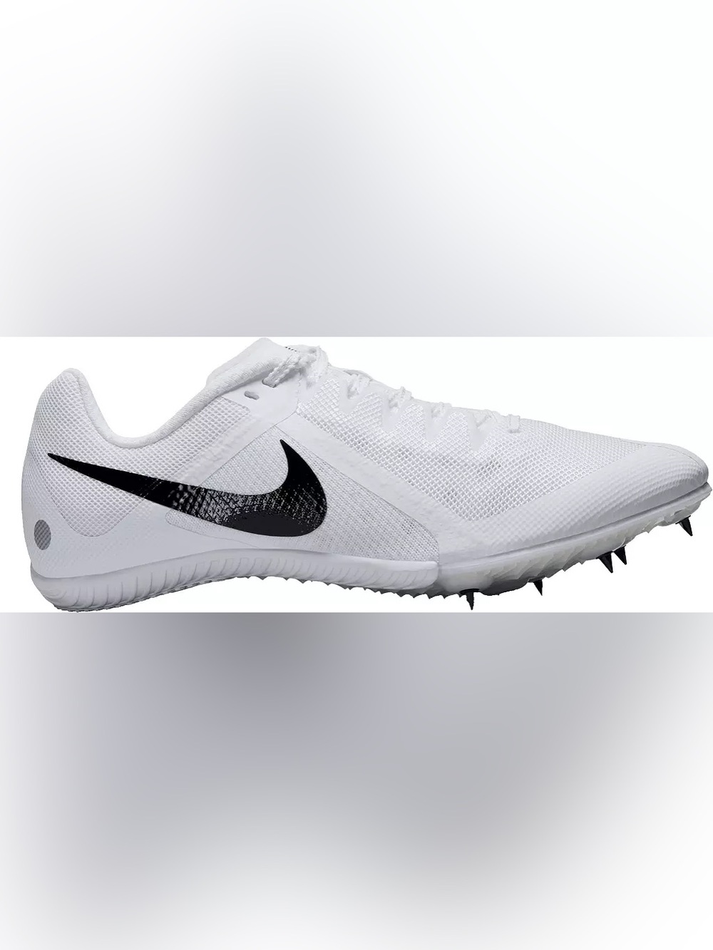 Nike White Trainer with Black Swoosh